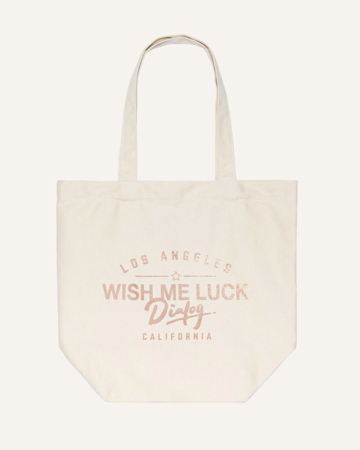 Dialog Creme Smaller Tote Bag