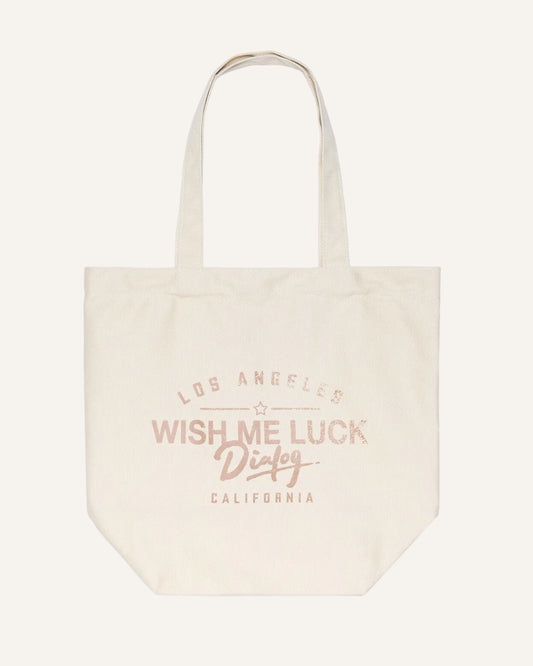 Dialog Creme Smaller Tote Bag