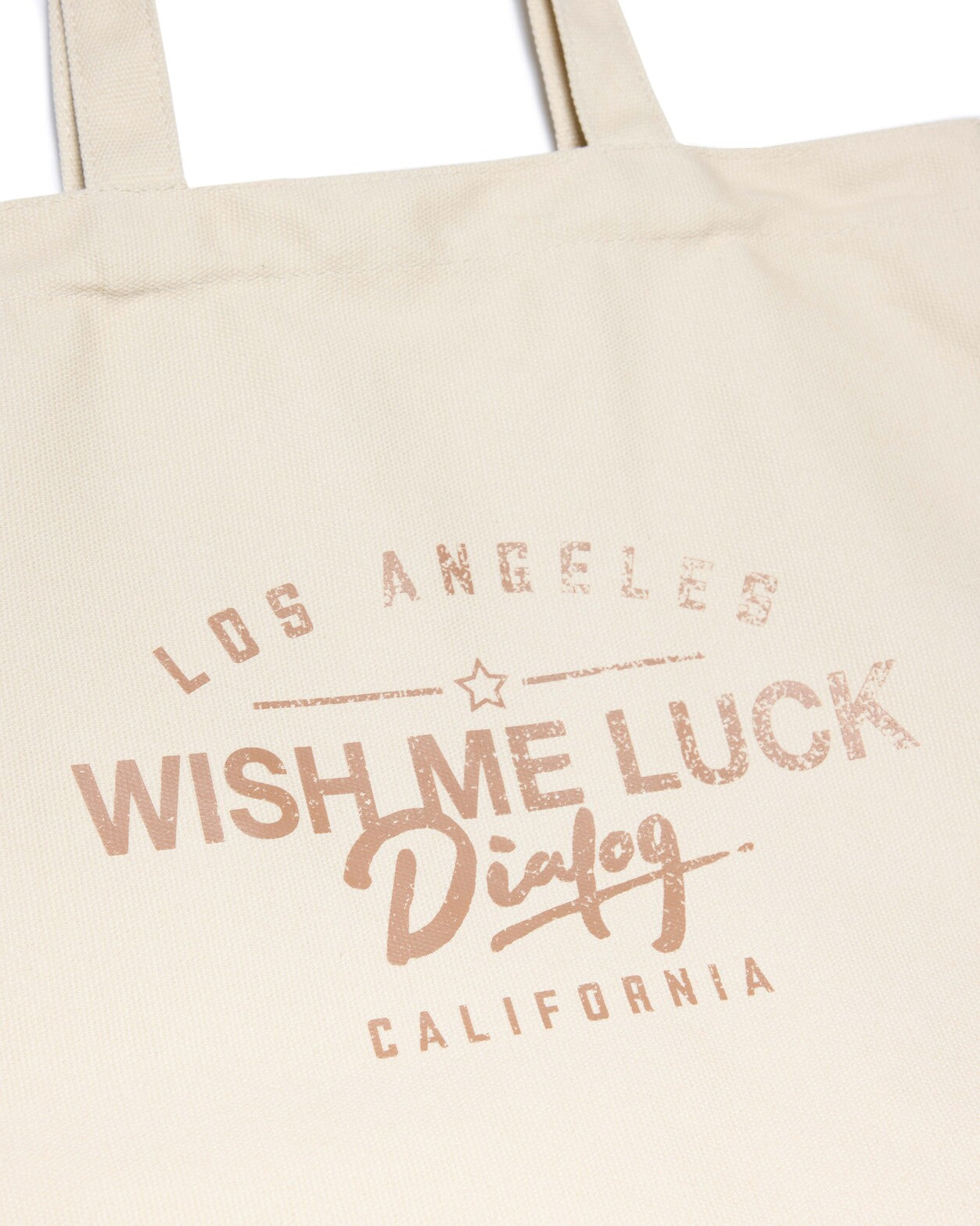 Dialog Creme Smaller Tote Bag