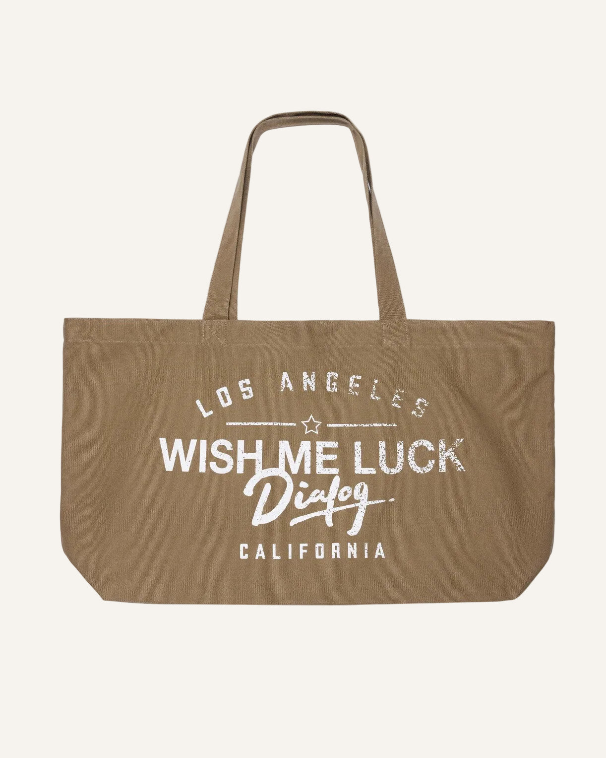 Dialog Brown Tote Bag