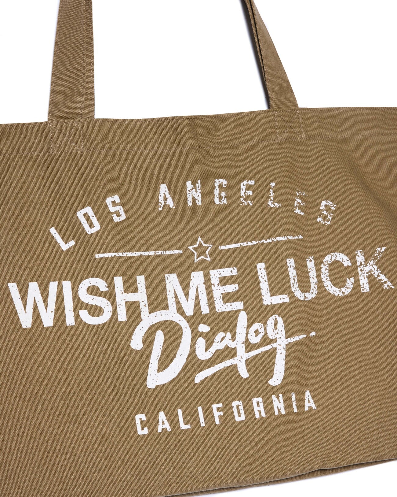 Dialog Brown Tote Bag